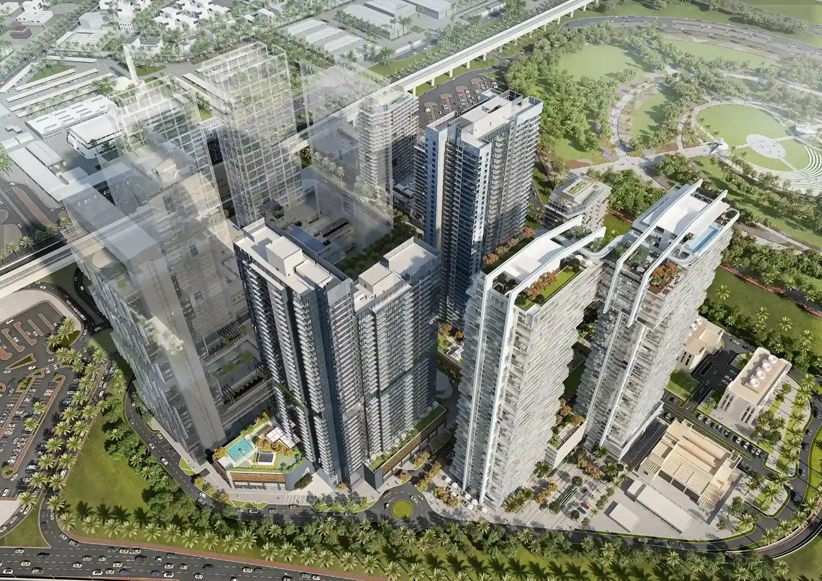 Avenue Park Towers in Al Kifaf, Dubai