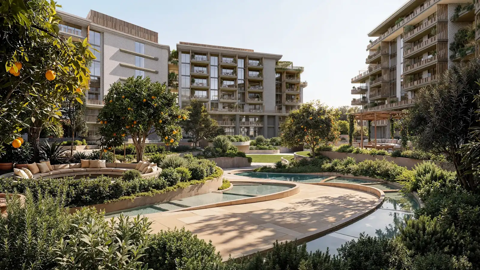 The Yards Plaza in City of Arabia, Dubai